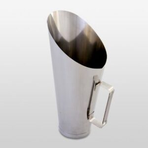 Concha tipo Cereal com Cabo em Aço Inox