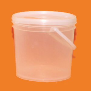 Balde Transparente com Tampa